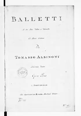 12 Balletti à tre