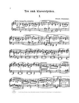 3 Little Piano Pieces