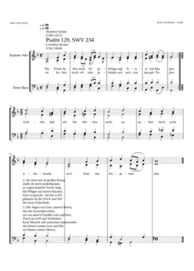 Die Feind haben mich oft gedrängt SWV 234