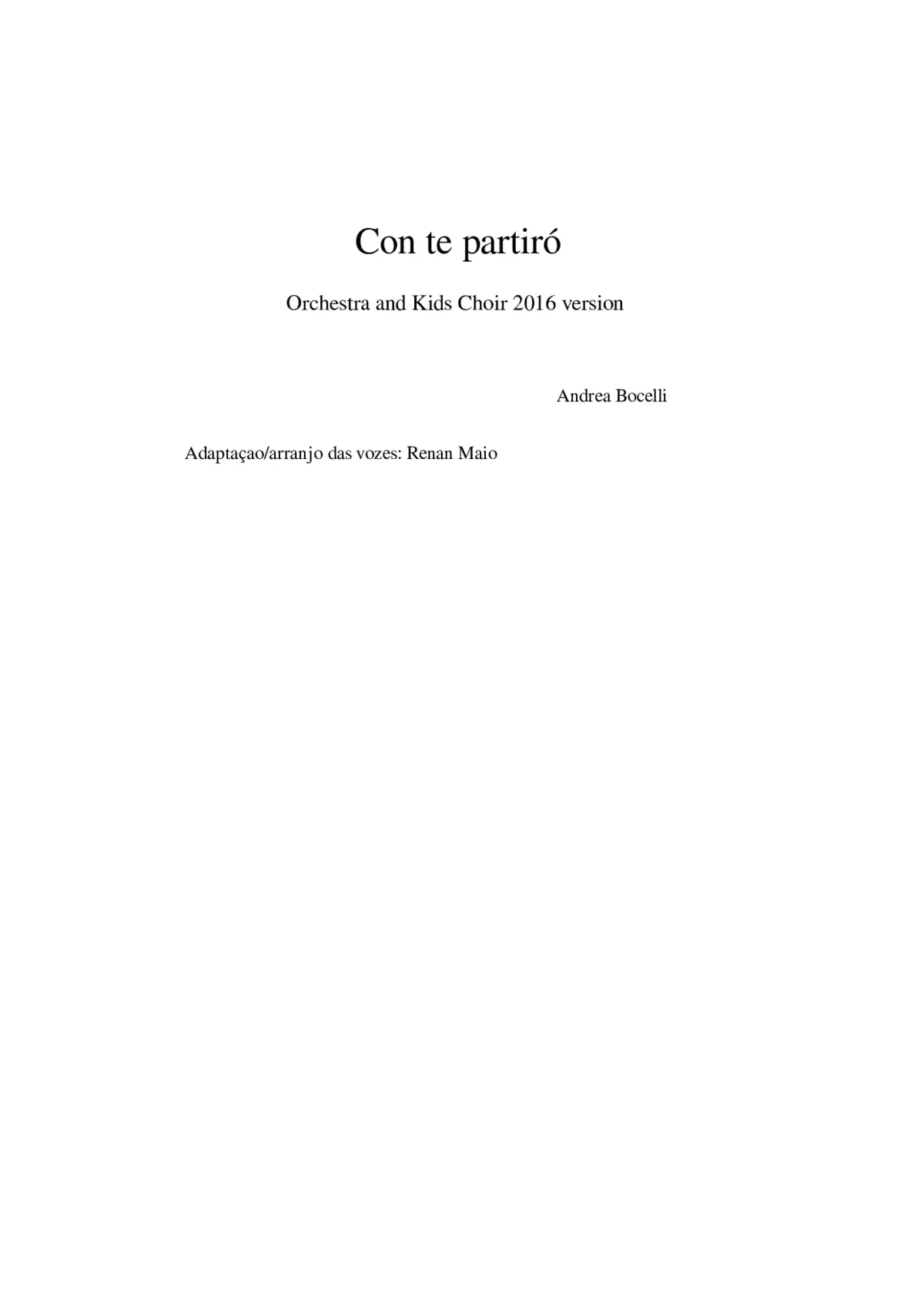 con te partiro - Page 1