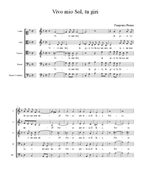 Vivo mio Sol, tu giri