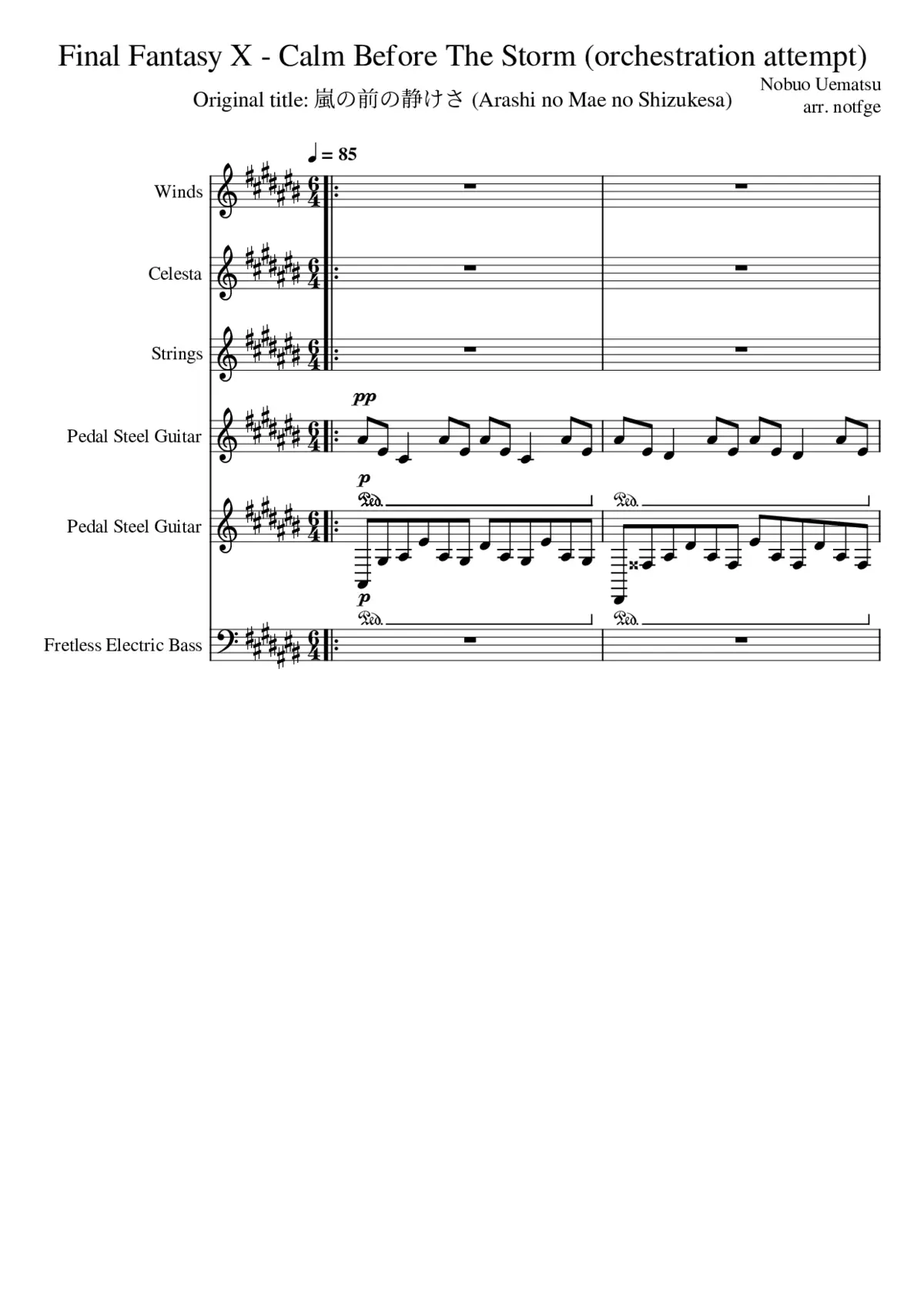 Final Fantasy X - Calm Before The Storm - Page 1