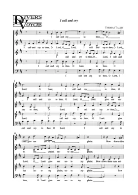 I call and cry to thee, O Lord