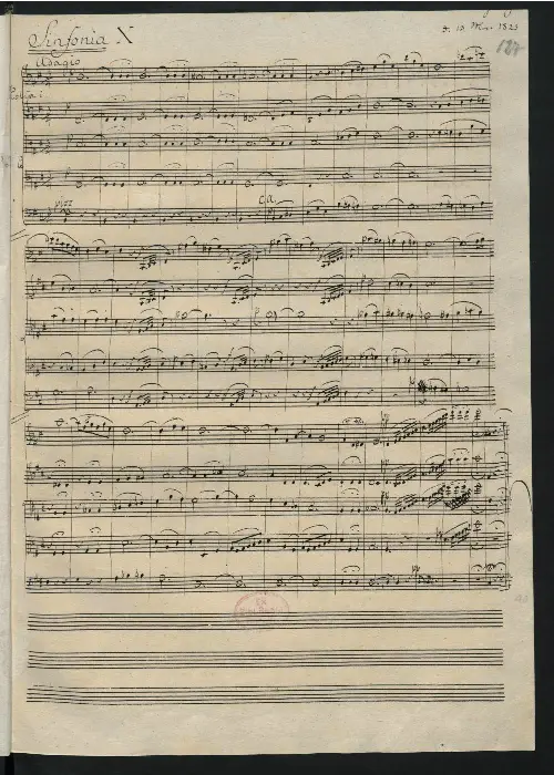 String Symphony No.10 in B minor - Page 1