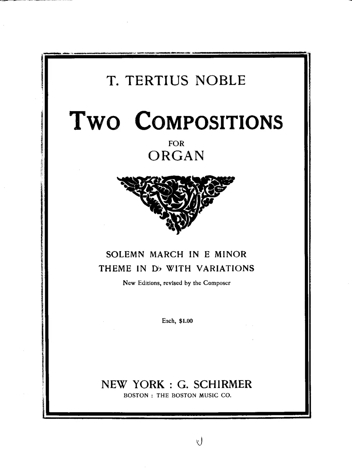 2 Compositions for Organ - Page 1