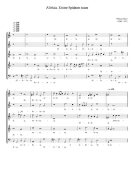 Alleluia. Emitte Spiritum tuum