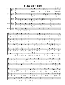 Felice chi vi mira