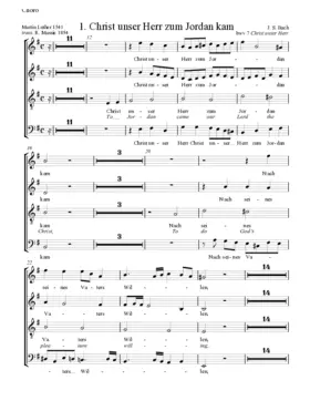 Christ unser Herr zum Jordan kam, BWV 7