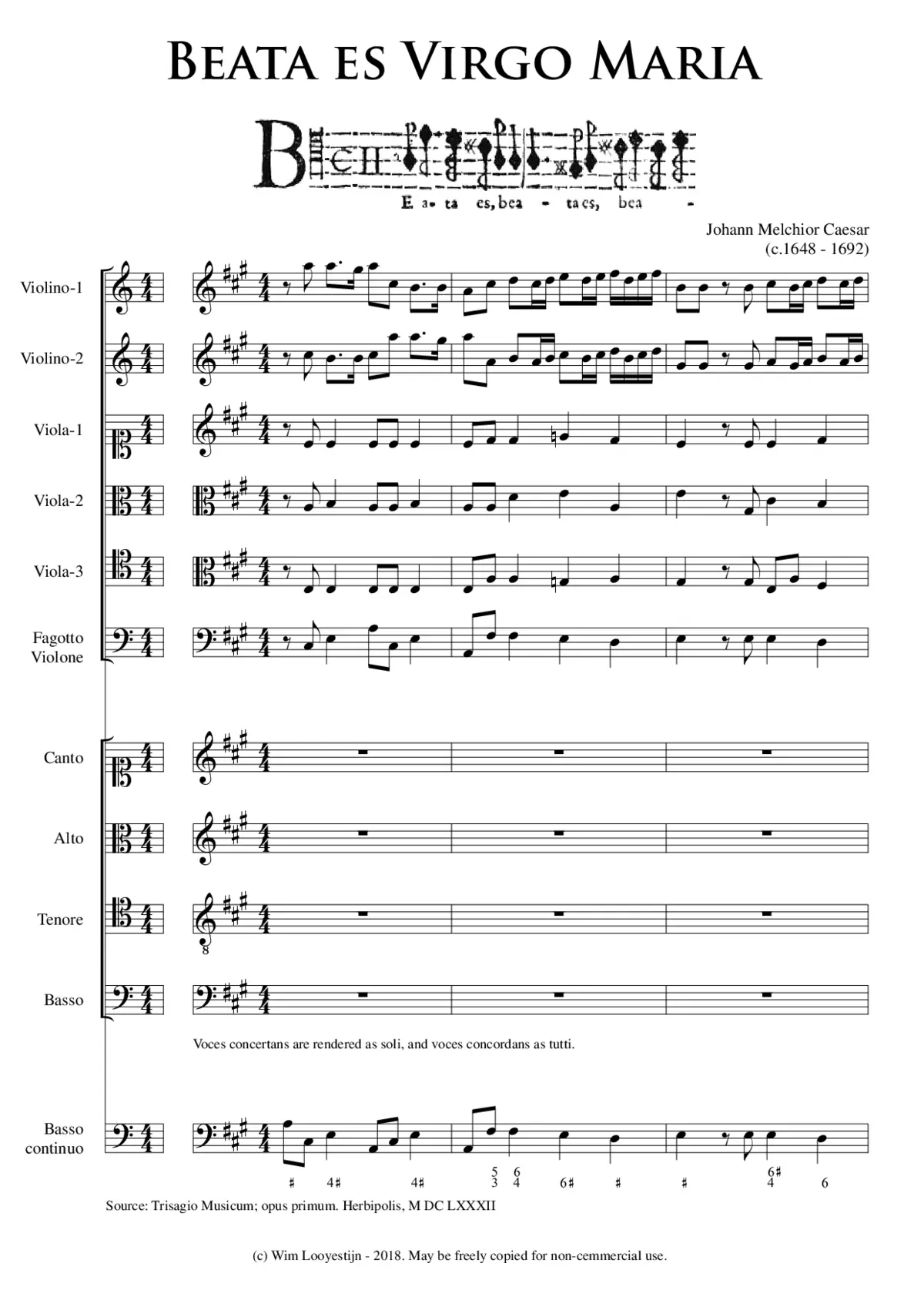 Beata es Virgo Maria - Page 1