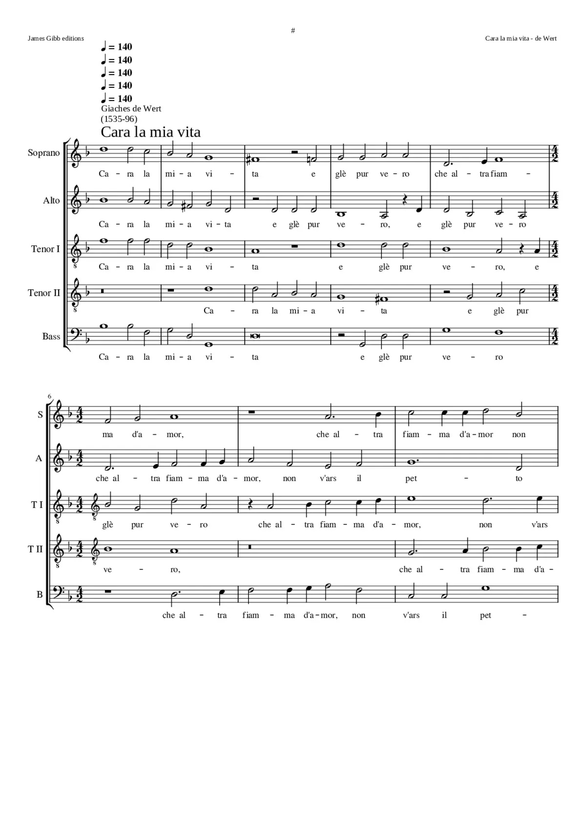 Cara la mia vita - Page 1