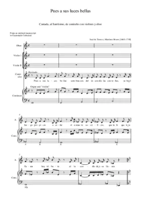 Pues a sus luces bellas