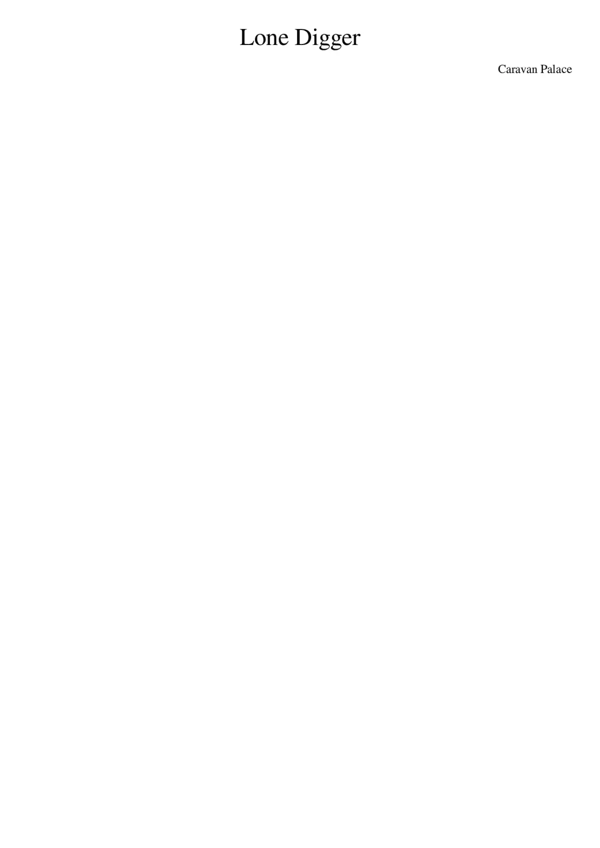 Lone Digger - Page 1