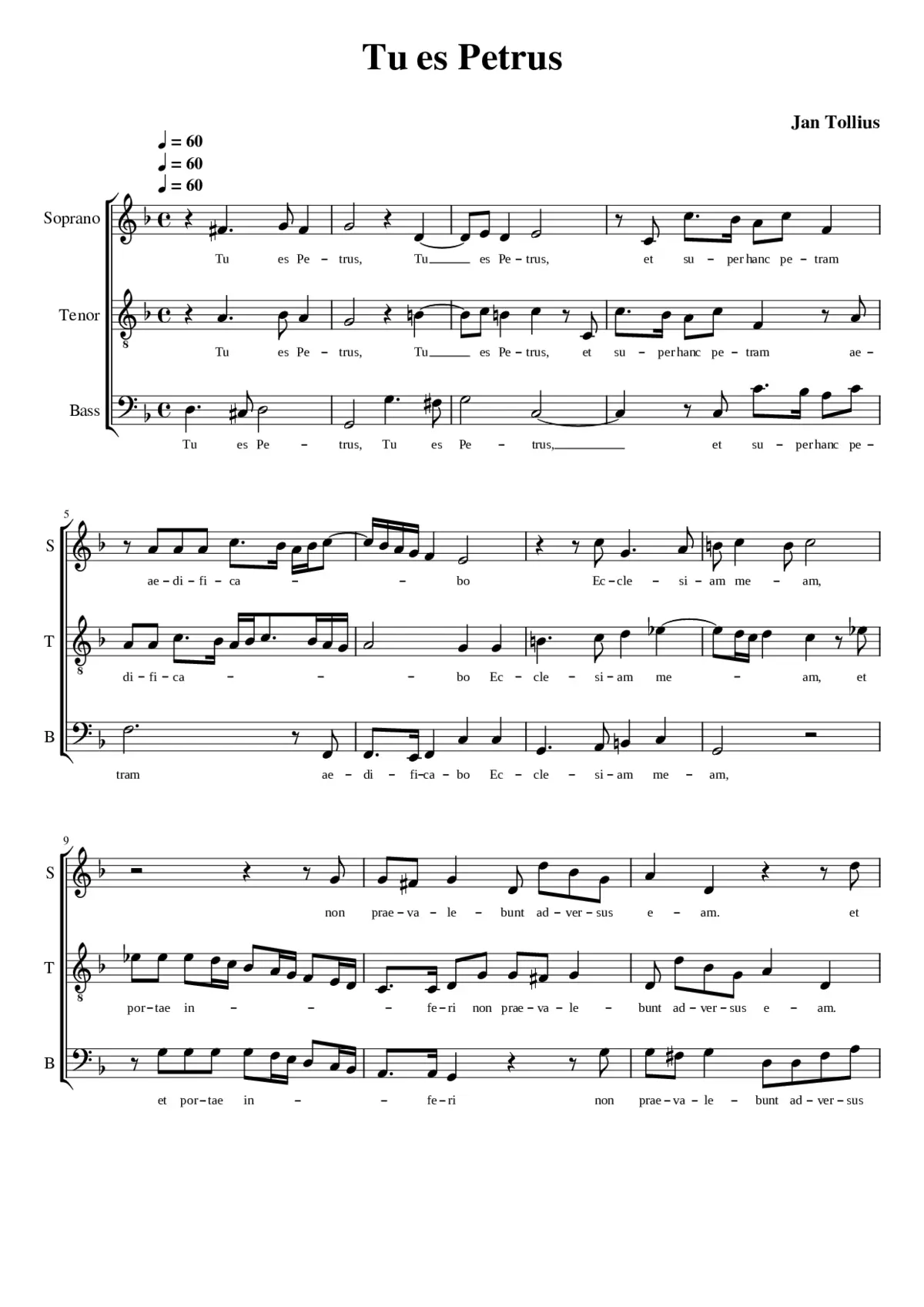 Tu es Petrus - Page 1