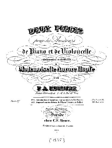 2 Pieces for Amateurs, Op.27 - Page 1