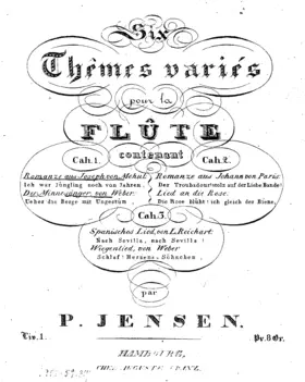 Thêmes variés pour la Flûte