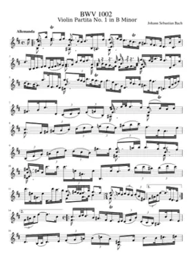 Violin Partita No.1 in B minor BWV 1002