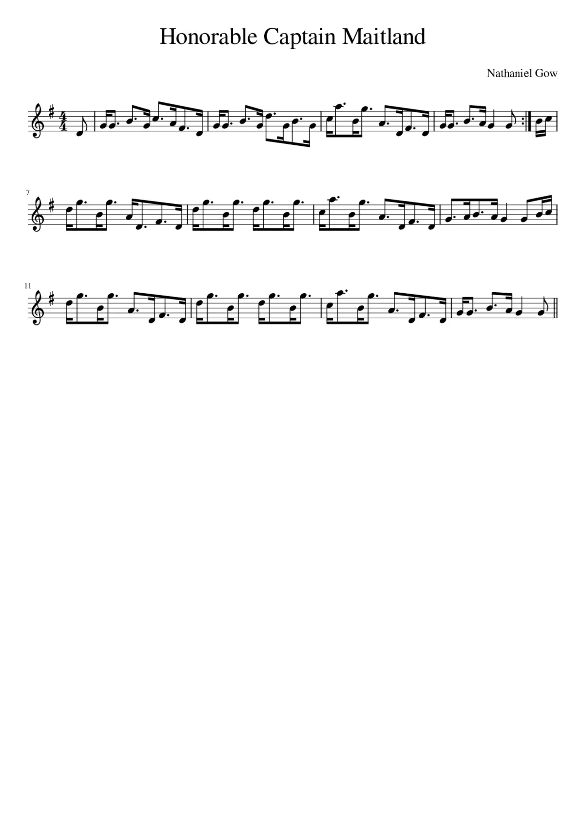 Honorable Captain Maitland - Page 1