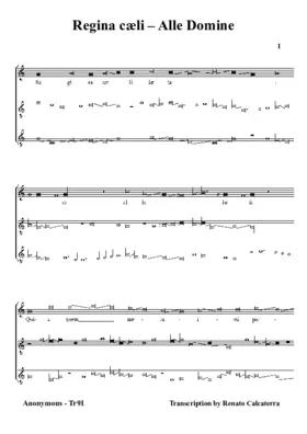 Regina cæli - Alle Domine