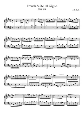 French Suite No.3 in B minor BWV 814