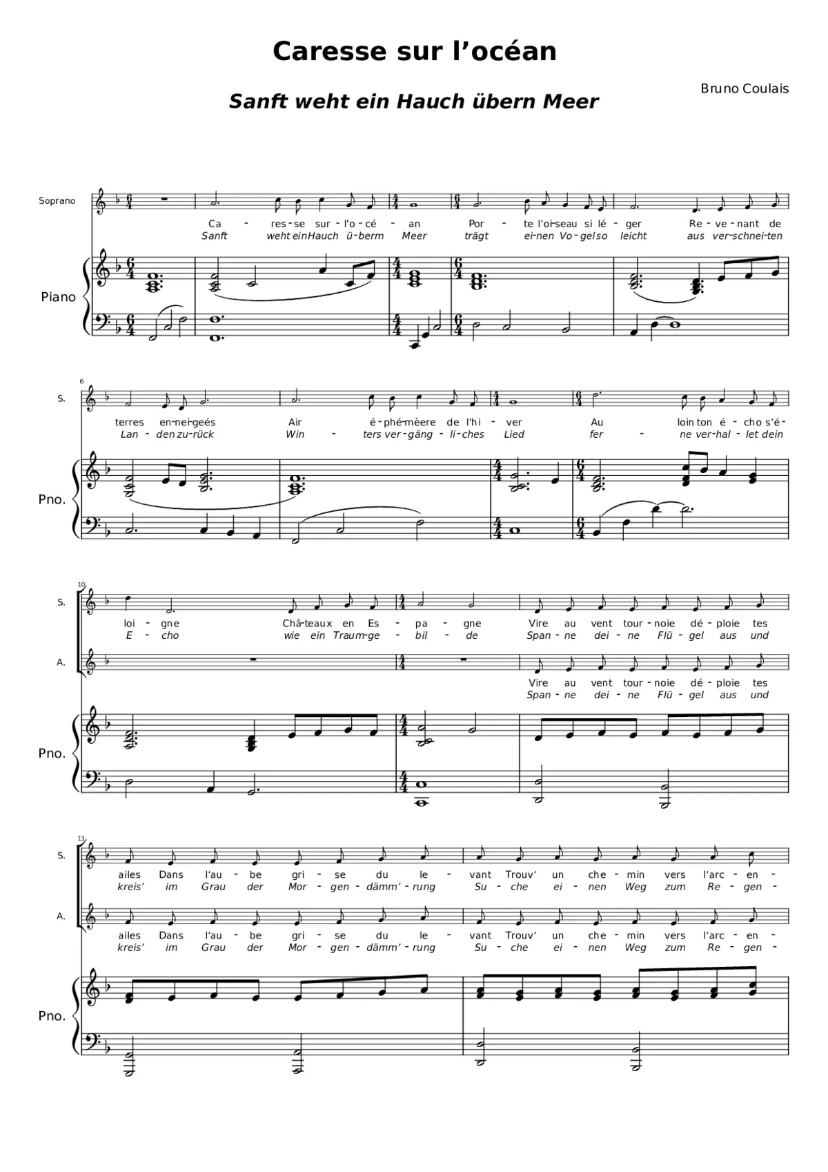 Caresse sur l'ocean - Page 1