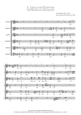 Sana me Domine