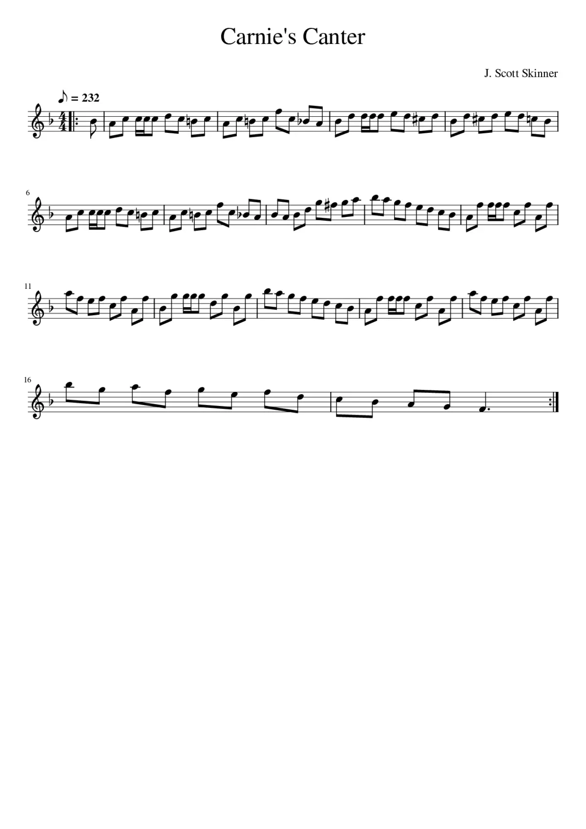 Carnie's Canter - Page 1