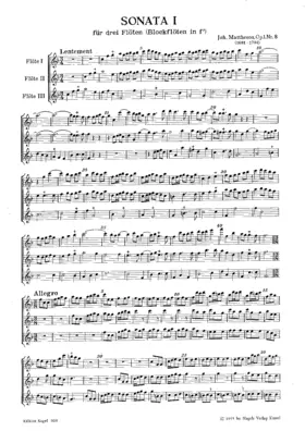 12 Sonatas for Flutes