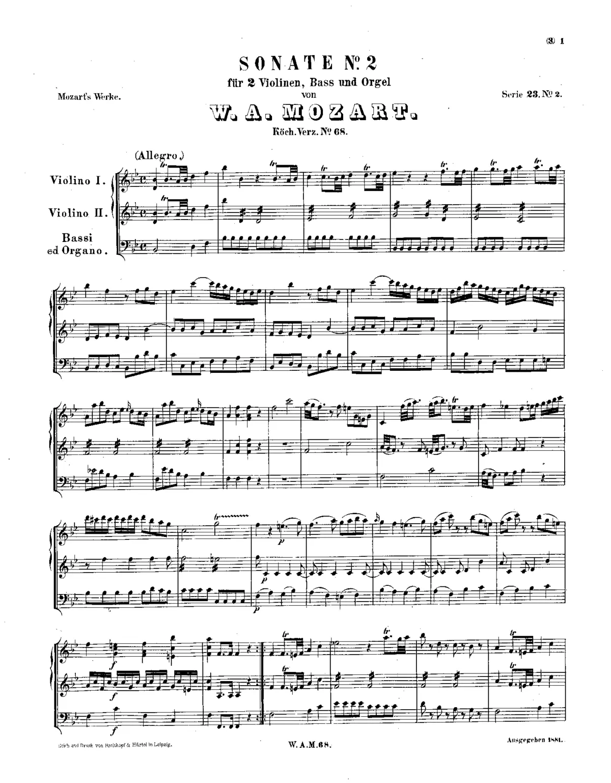 Church Sonata No.2 - Page 1