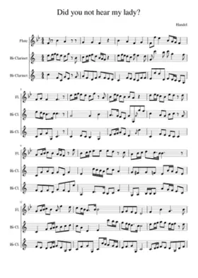 Did you not hear my lady? (Tolomeo)