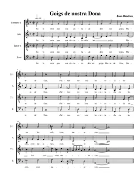 Goigs de nostra Dona