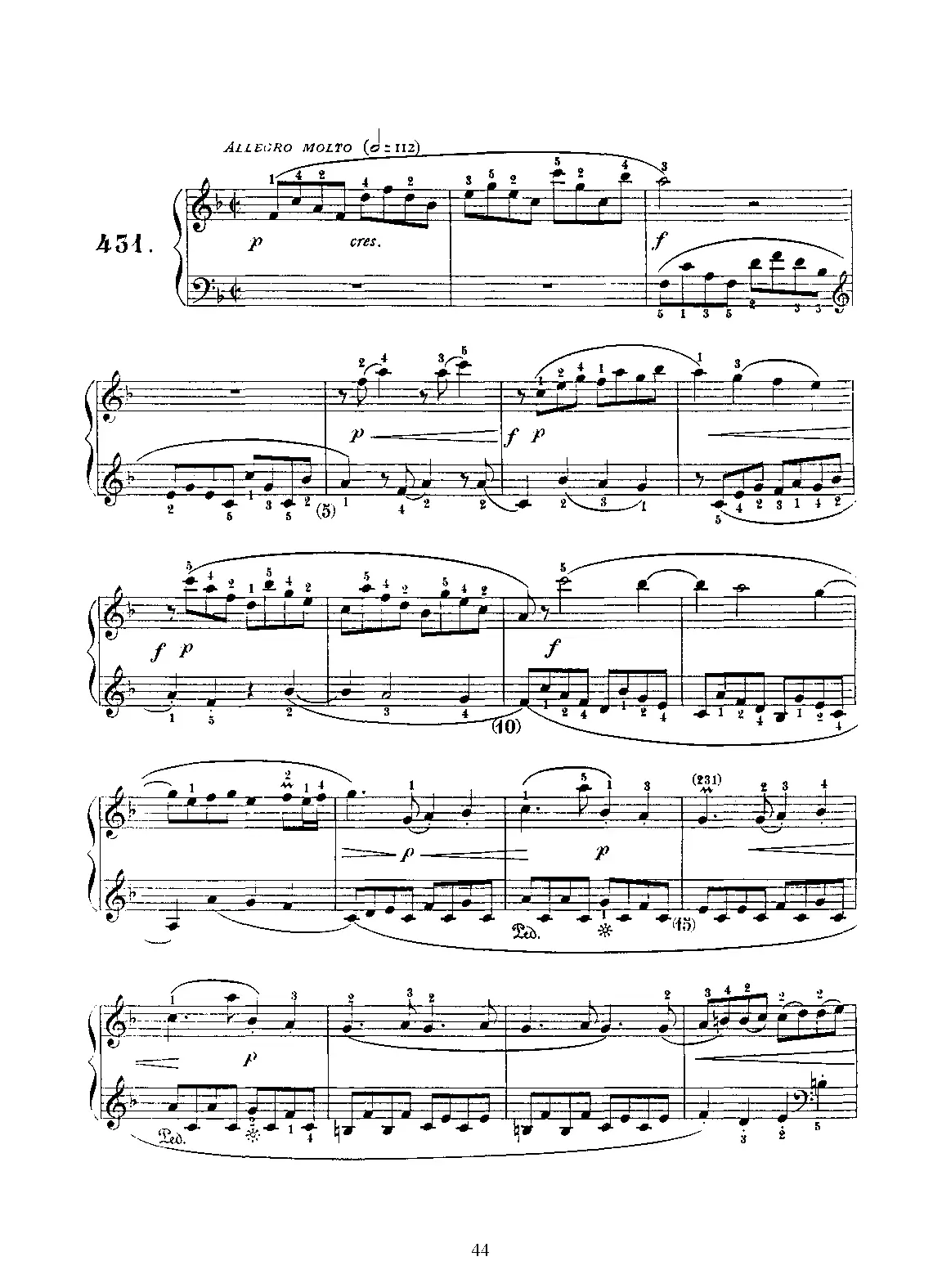 Keyboard Sonata in F major - Page 1