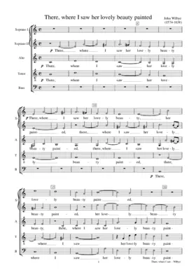 There, where I saw her lovely beauty painted