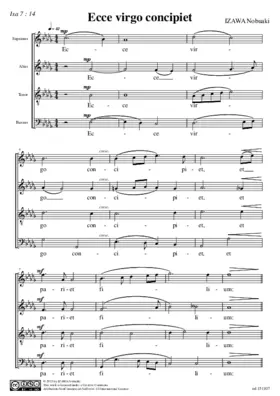 Ecce virgo concipiet