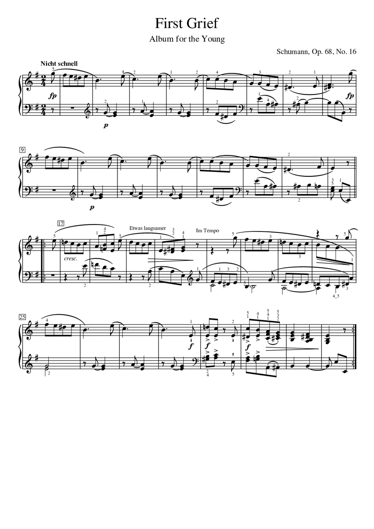 Album für die Jugend Op.68 - Page 1