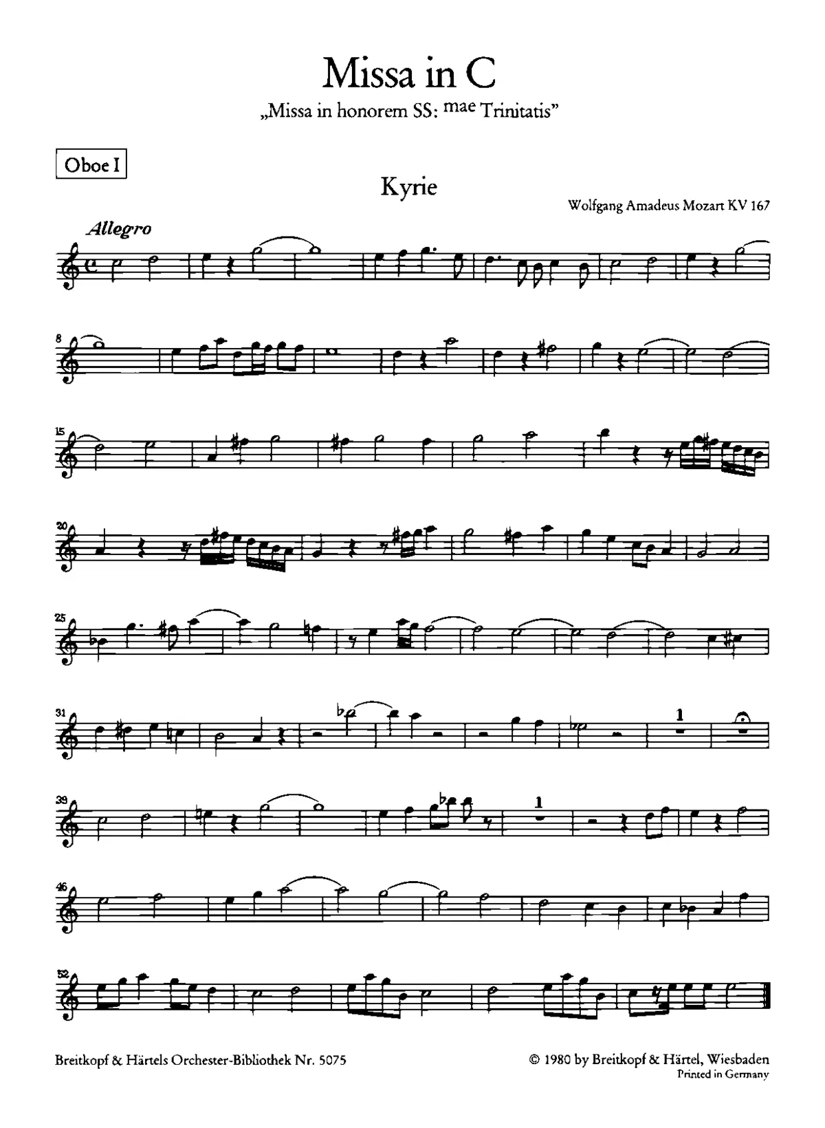 Missa in C - Page 1