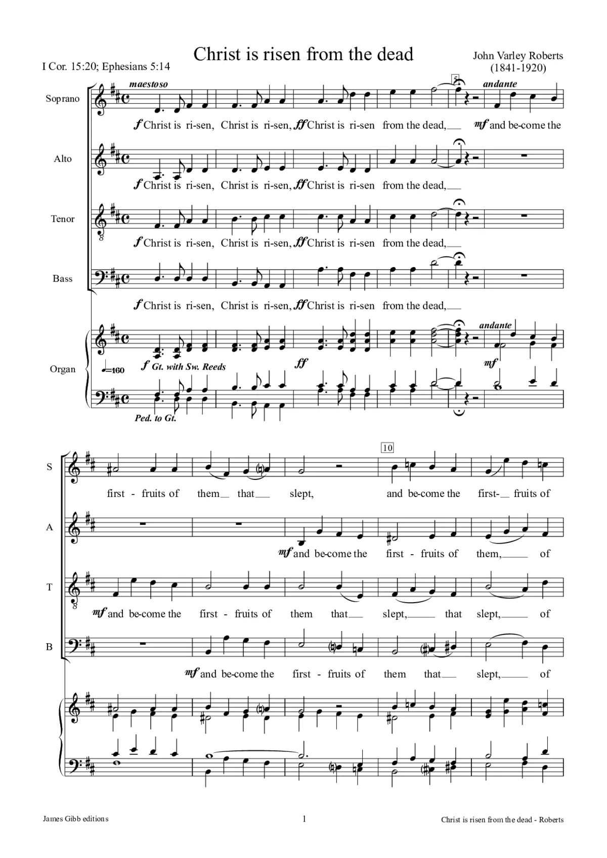 Christ is risen from the dead - Page 1