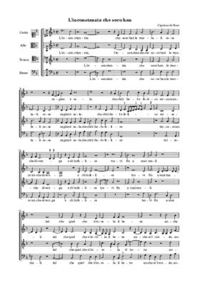 L'inconstantia che seco han