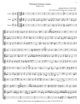Fantasia trium vocum