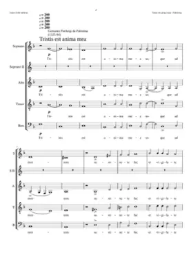 Tristis est anima mea