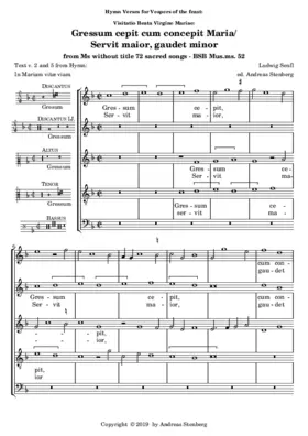 Gressum cepit cum concepit Maria