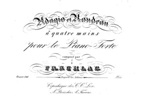 Adagio and Rondo for Piano 4-Hands