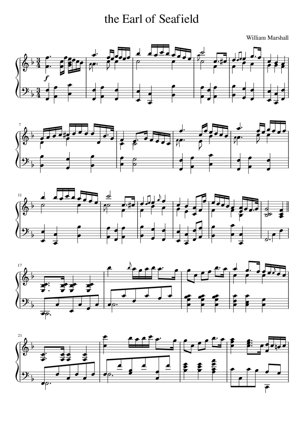 the Earl of Seafield - Page 1