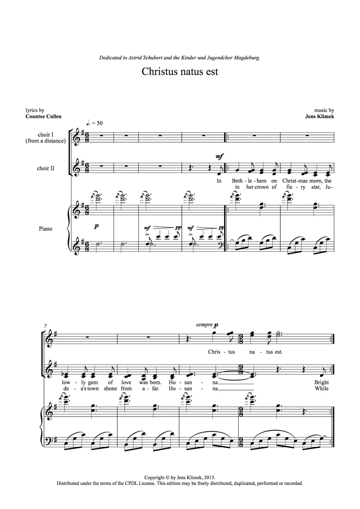 Christus natus est - Page 1