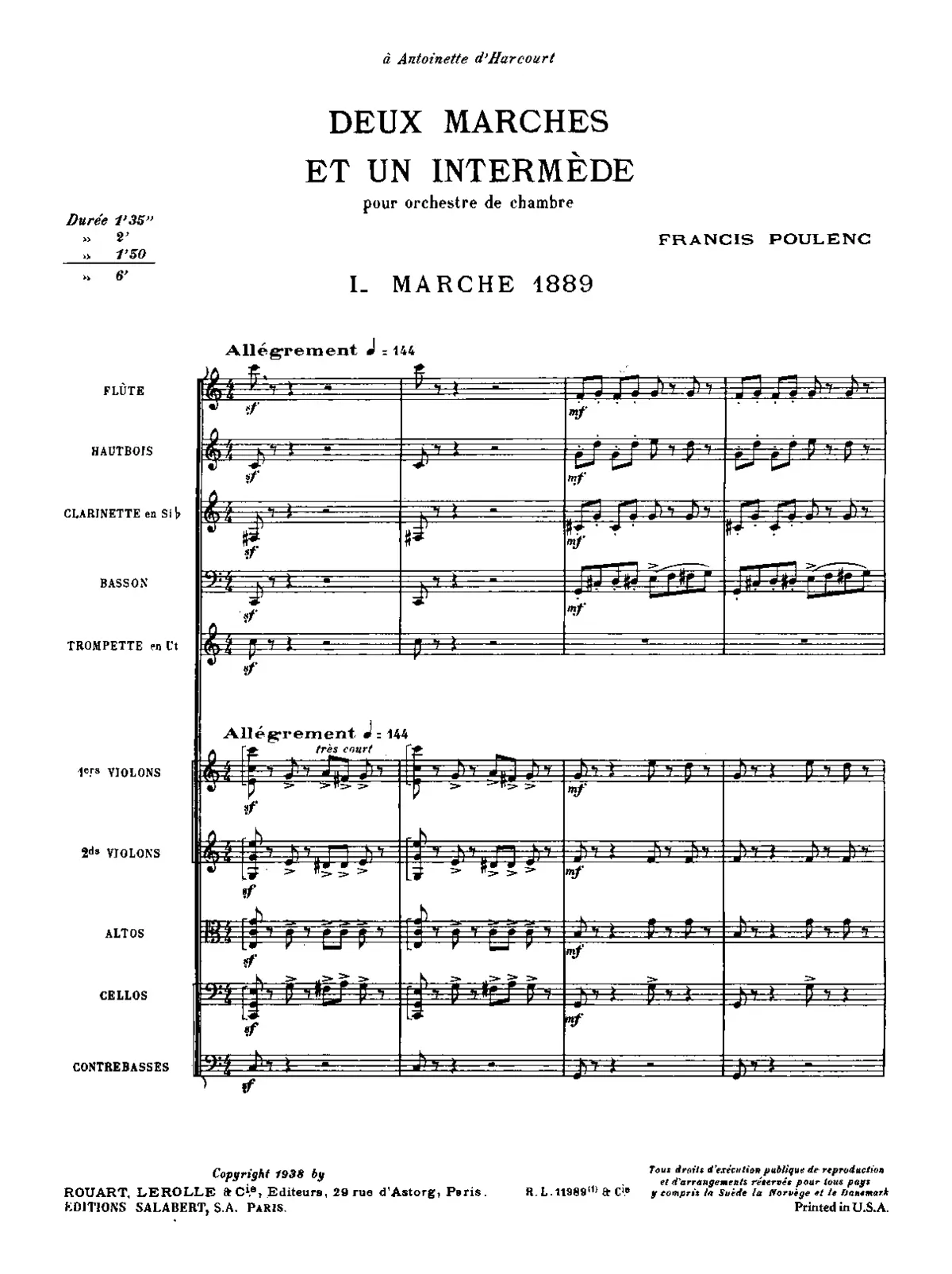2 Marches et un intermède - Page 1
