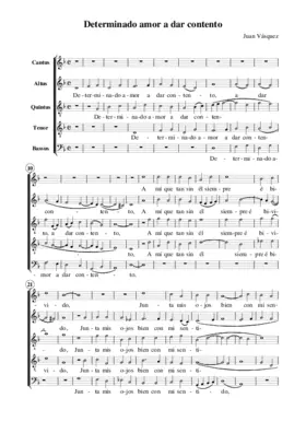 Determinado amor a dar contento