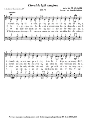 Chwalcie łąki umajone