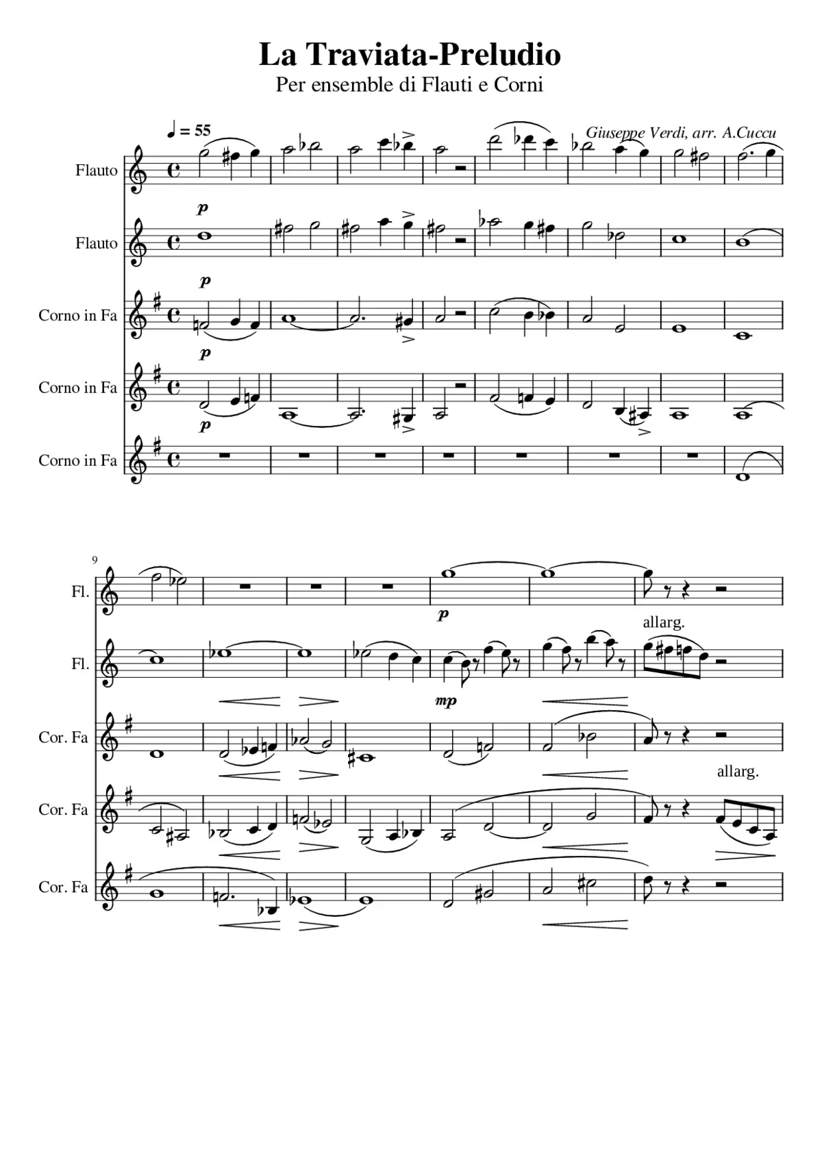 La Traviata - Page 1