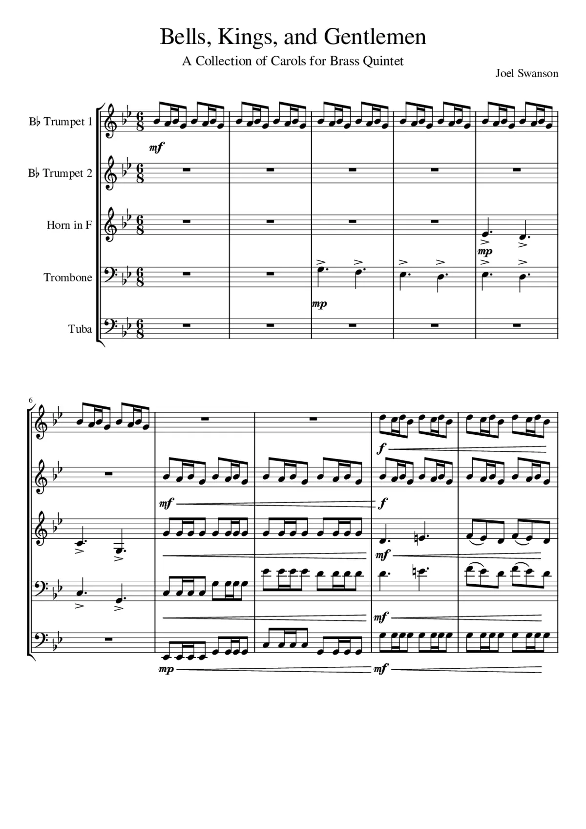 Carol of the Bells - Page 1