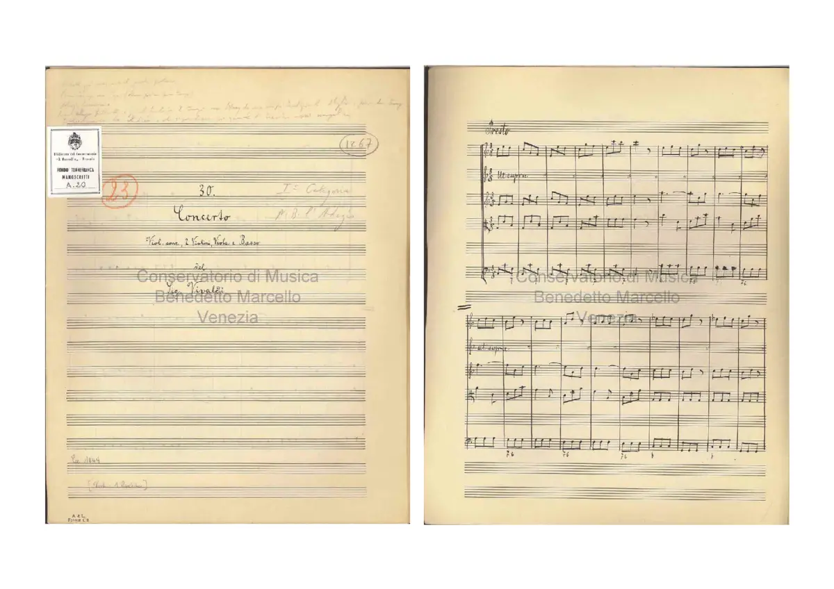 Violin Concerto in C major - Page 1