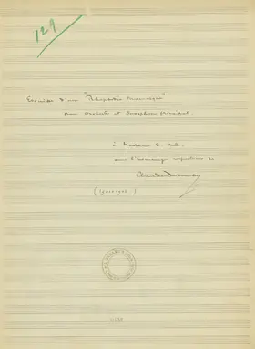 Rapsodie for Orchestra and Saxophone